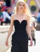 Anya Taylor-Joy in Black Dress On the”Tiffany” Photoshoot in New York