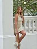Arabella Chi Leggy and Pokies Photoshoot Candids in Chelsea
