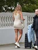 Arabella Chi Leggy and Pokies Photoshoot Candids in Chelsea