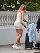 Arabella Chi Leggy and Pokies Photoshoot Candids in Chelsea