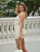 Arabella Chi Leggy and Pokies Photoshoot Candids in Chelsea