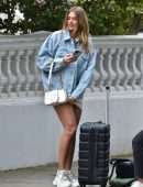 Arabella Chi Leggy and Pokies Photoshoot Candids in Chelsea
