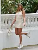Arabella Chi Leggy and Pokies Photoshoot Candids in Chelsea