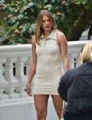 Arabella Chi Leggy and Pokies Photoshoot Candids in Chelsea