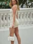 Arabella Chi Leggy and Pokies Photoshoot Candids in Chelsea