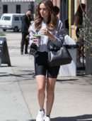 Bailee Madison in Tight Shorts Leaving a Gym in Studio City