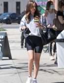 Bailee Madison in Tight Shorts Leaving a Gym in Studio City