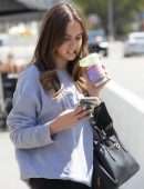 Bailee Madison in Tight Shorts Leaving a Gym in Studio City