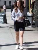 Bailee Madison in Tight Shorts Leaving a Gym in Studio City