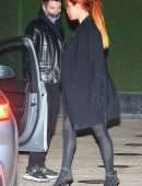 Bella Thorne Upskirt in Black Pantyhose and Short Dress