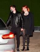 Bella Thorne Upskirt in Black Pantyhose and Short Dress