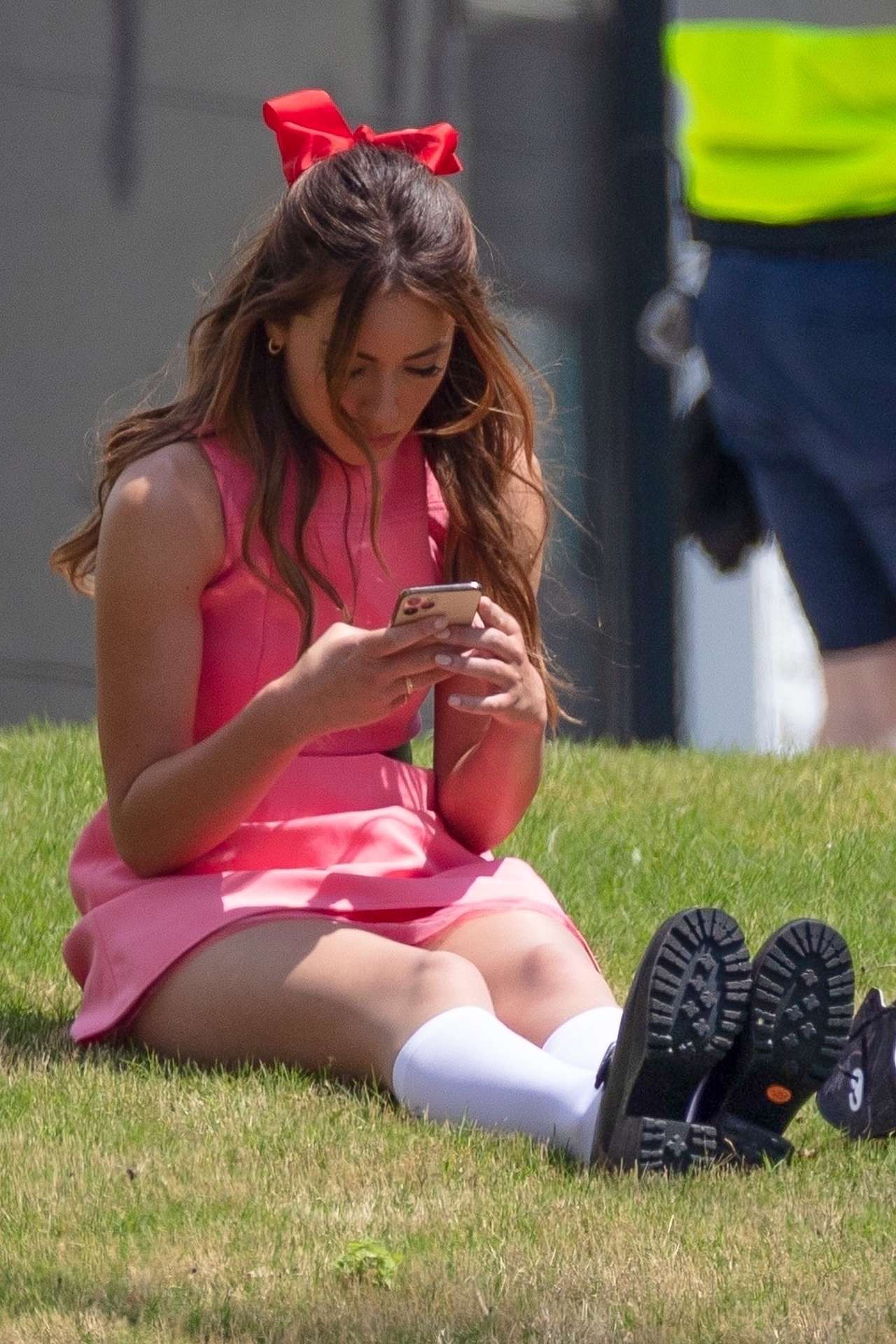 Chloe Bennet, Dove Cameron and Yana Perrault Filming 'Powerpuff Girls' in Atlanta