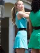 Chloe Bennet, Dove Cameron and Yana Perrault Filming 'Powerpuff Girls' in Atlanta