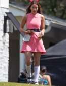 Chloe Bennet, Dove Cameron and Yana Perrault Filming 'Powerpuff Girls' in Atlanta