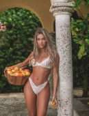 Cindy Prado Booty in White Lingerie Photoshoot