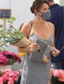Danielle Bux Picks Up Flowers from the Market in Los Angeles