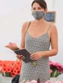 Danielle Bux Picks Up Flowers from the Market in Los Angeles