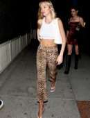 Delilah Belle Hamlin – Beautiful Braless Boobs in White Top Out in West Hollywood