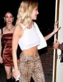Delilah Belle Hamlin – Beautiful Braless Boobs in White Top Out in West Hollywood