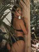 Demi Rose Mawby Booty Photoshoot in Black Bikini