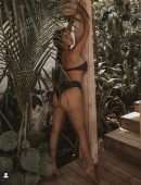 Demi Rose Mawby Booty Photoshoot in Black Bikini