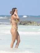 Desiree Schlotz Booty in Bikini at a Beach in Tulum