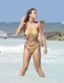Desiree Schlotz Booty in Bikini at a Beach in Tulum