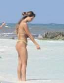Desiree Schlotz Booty in Bikini at a Beach in Tulum