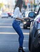 Eiza Gonzalez in Tight Jeans, Out in West Hollywood