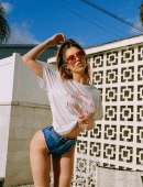 Elsie Hewitt Pokies in a Wet Photoshoot