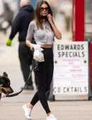 Emily Ratajkowski Walking her Dog in New York