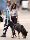 Emily Ratajkowski Walking her Dog in New York