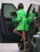 Hailey Bieber Heading to a Business Meeting in Beverly Hills