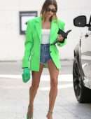 Hailey Bieber Heading to a Business Meeting in Beverly Hills