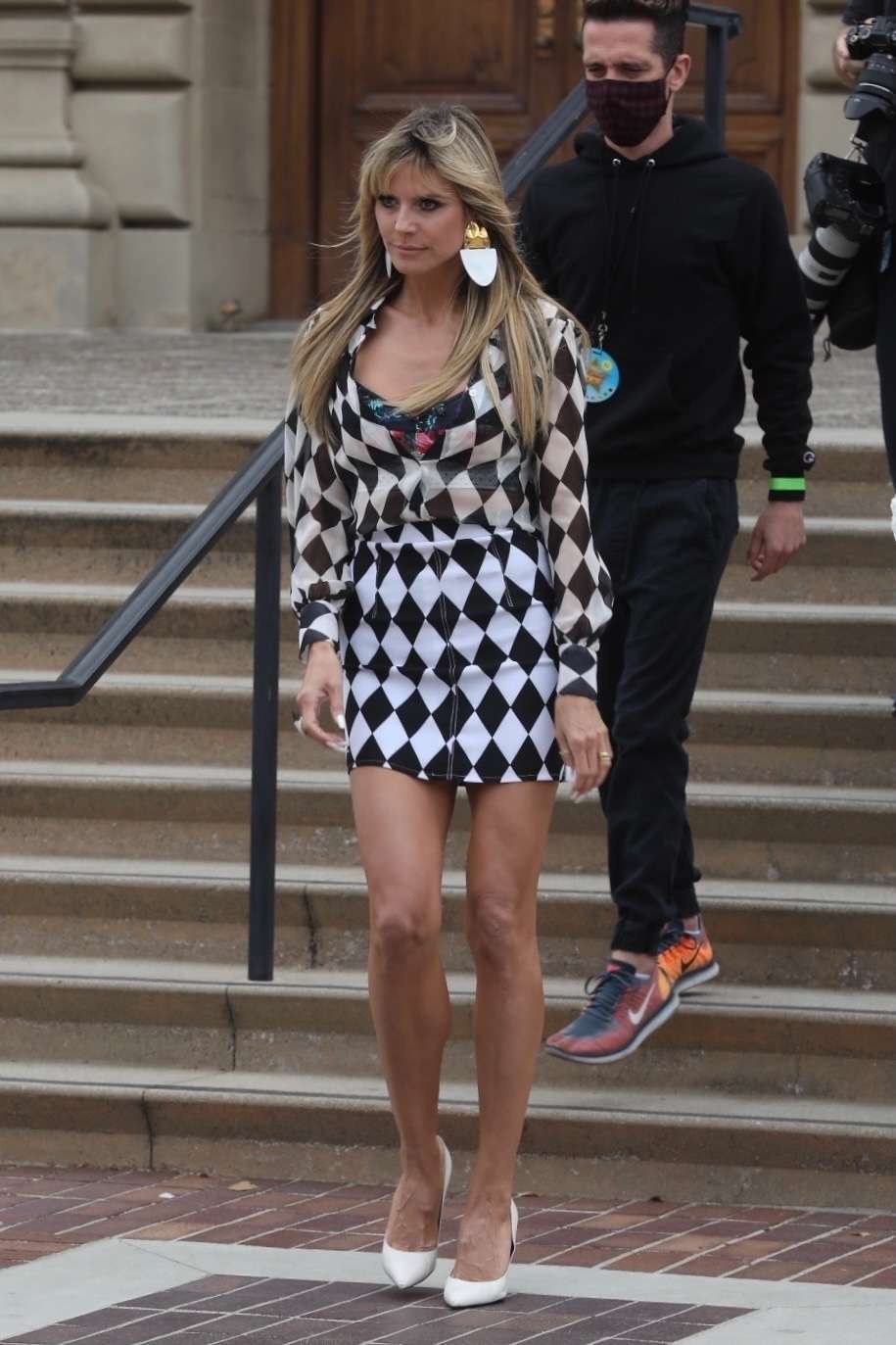 Heidi Klum at America's Got Talent Taping in Pasadena