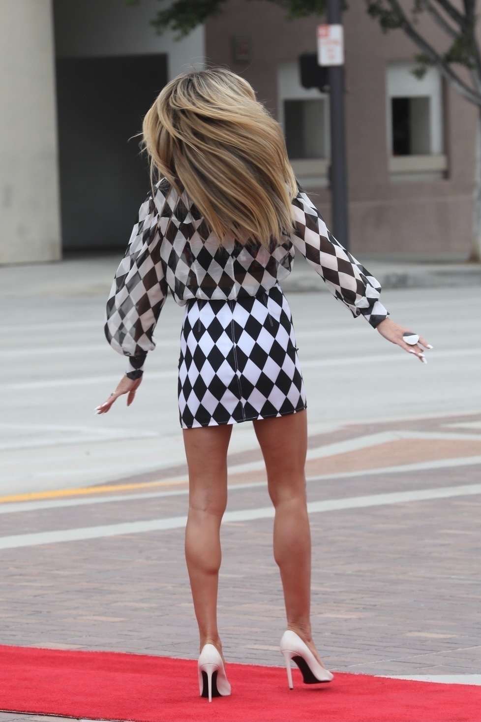 Heidi Klum at America's Got Talent Taping in Pasadena