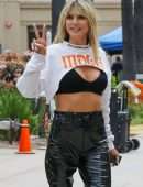 Heidi Klum Arriving for an America's Got Talent Taping in Pasadena