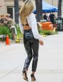 Heidi Klum Arriving for an America's Got Talent Taping in Pasadena