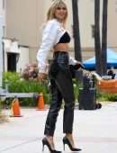Heidi Klum Arriving for an America's Got Talent Taping in Pasadena