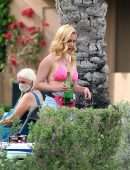 Heidi Montag Leggy in Bikini at “The Hills: New Beginnings” Set in La Quinta