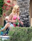 Heidi Montag Leggy in Bikini at “The Hills: New Beginnings” Set in La Quinta