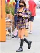 Irina Shayk Leggy in Skirt, Picking up her Daughter in NYC