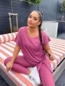 Jacqueline Jossa in Activewear Collection with In The Style - April 2021