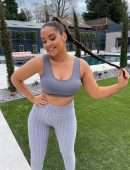 Jacqueline Jossa in Activewear Collection with In The Style - April 2021