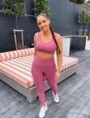 Jacqueline Jossa in Activewear Collection with In The Style - April 2021