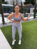 Jacqueline Jossa in Activewear Collection with In The Style - April 2021