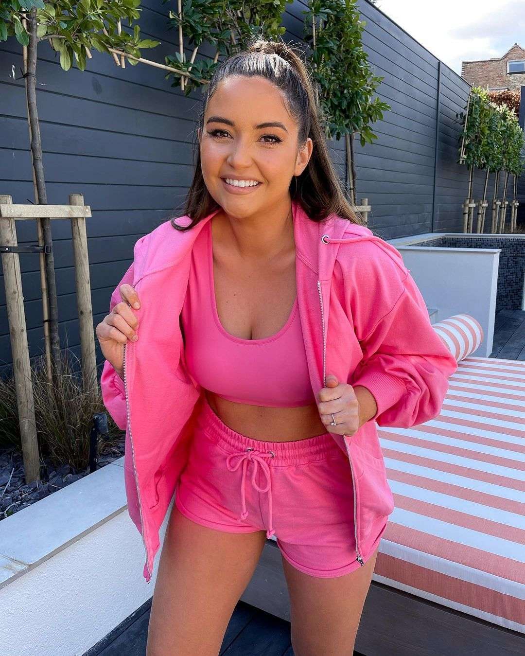 Jacqueline Jossa in Activewear Collection with In The Style - April 2021