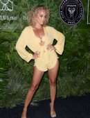 Jasmine Sanders Leggy and Cleavage at Inter Miami CF Season Opening Party at the Goodtime Hotel in Miami