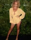 Jasmine Sanders Leggy and Cleavage at Inter Miami CF Season Opening Party at the Goodtime Hotel in Miami