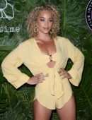 Jasmine Sanders Leggy and Cleavage at Inter Miami CF Season Opening Party at the Goodtime Hotel in Miami